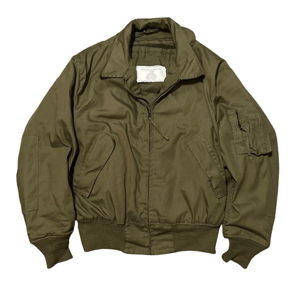 Military US CVC Tanker Jacket Cold Weather OD 1980's Large ISRATEX
